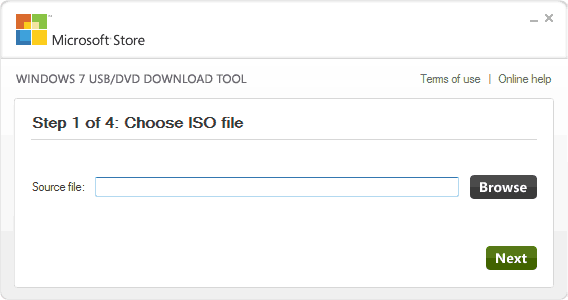 Windows 8 ISO в USB/DVD Download Tool