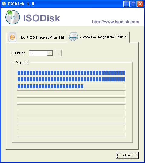 Создание файла ISO в ISODisk