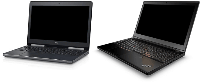 Dell Mobile Workstations and Lenovo