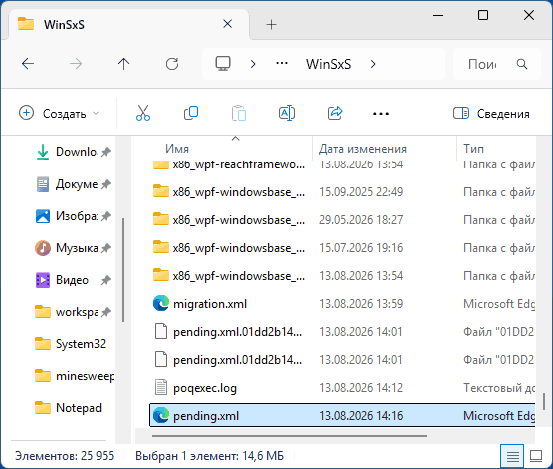 Файл pending.xml