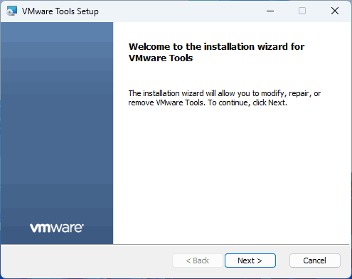 Установщик VMWare Tools